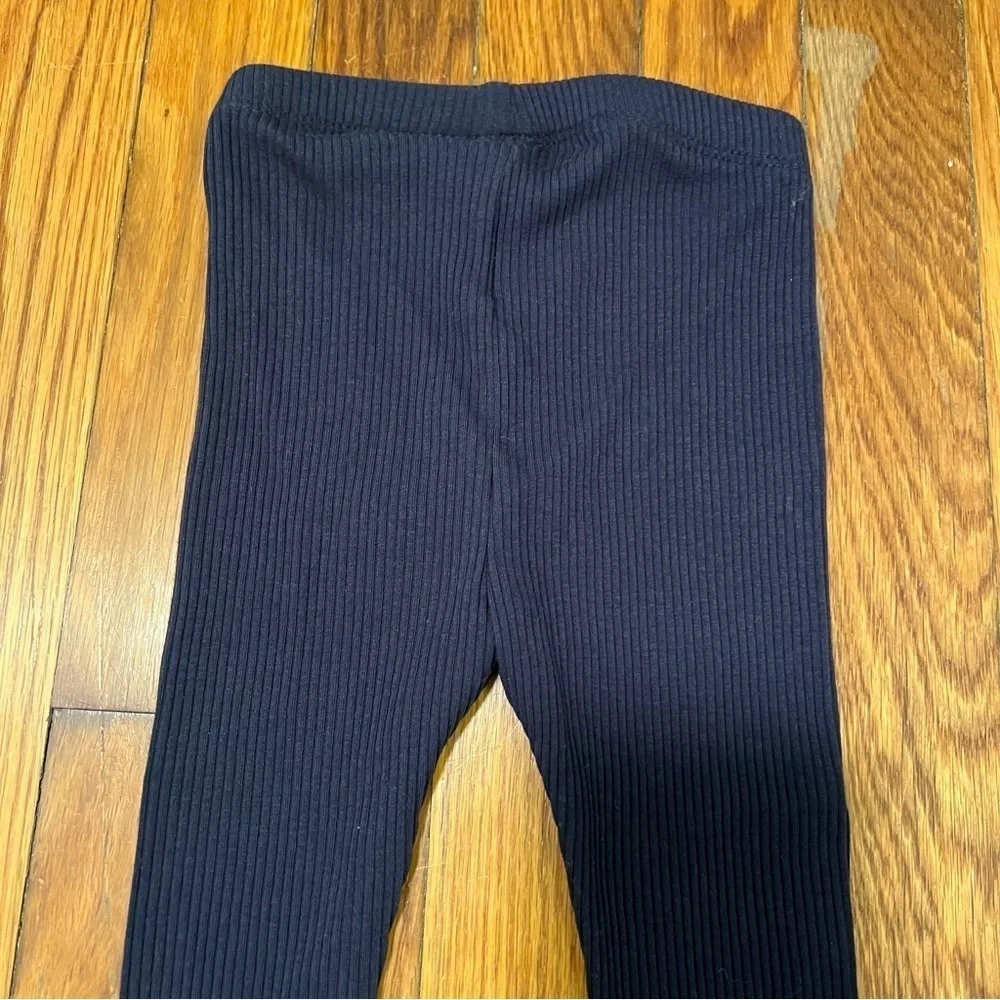 Old Navy Baby Size 12-18 Months Unisex Rib-Knit Leggings In the Navy Blue 29-31